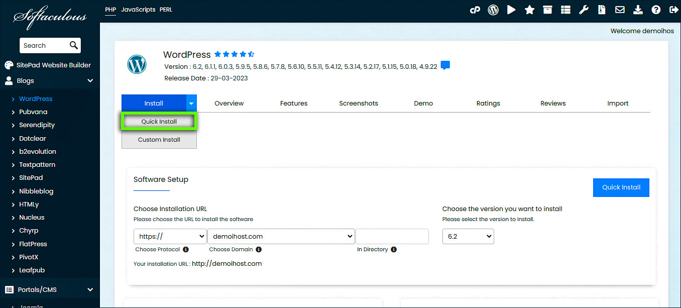 Ficha Instalar - Instalación rápida