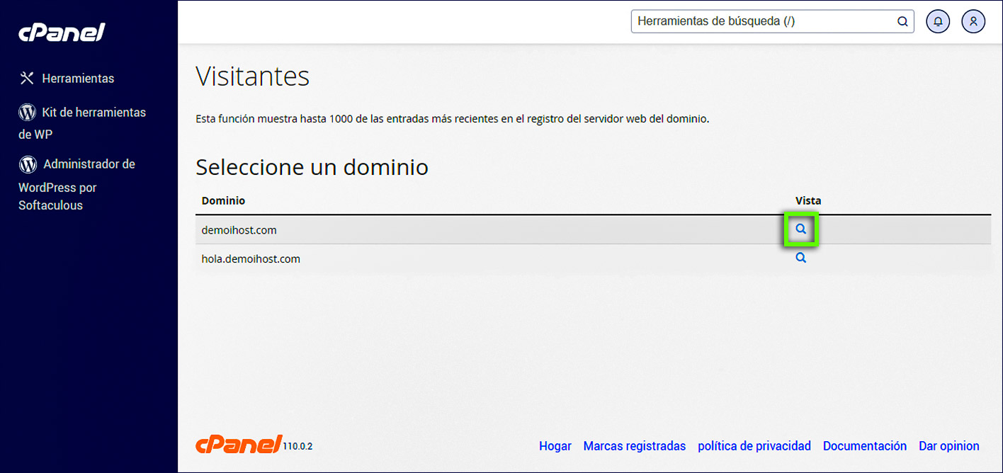 cPanel_Visitantes
