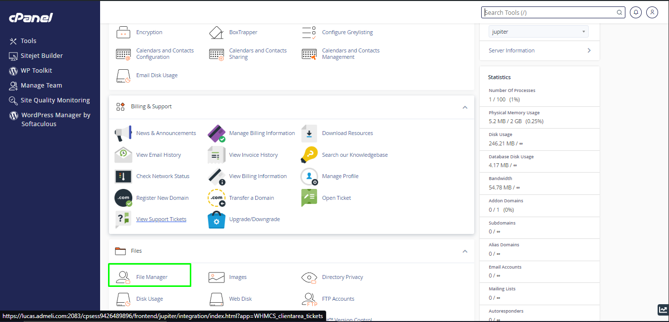 cpanel
