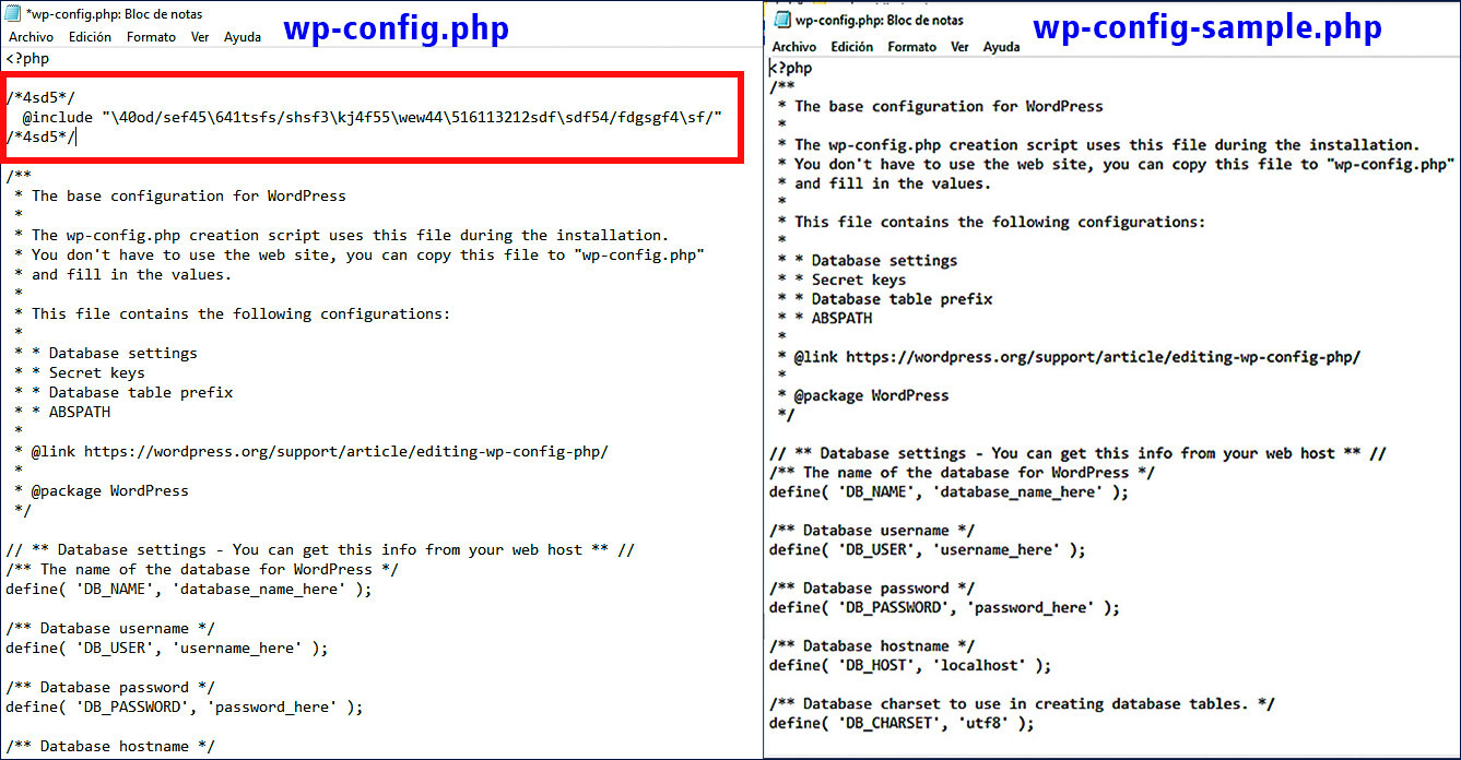 Revisar wp-config