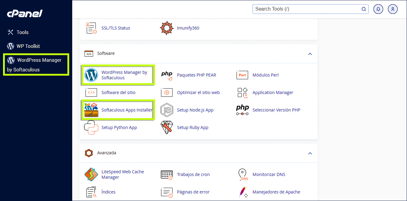 Icono de Administrador de Wordpress
